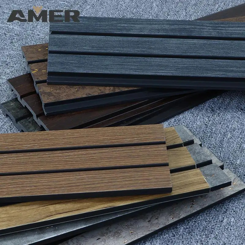 Rongke OEM Factory Price Building Materials Luxury Indoor Fluted Bedroom Wall Panel Wood