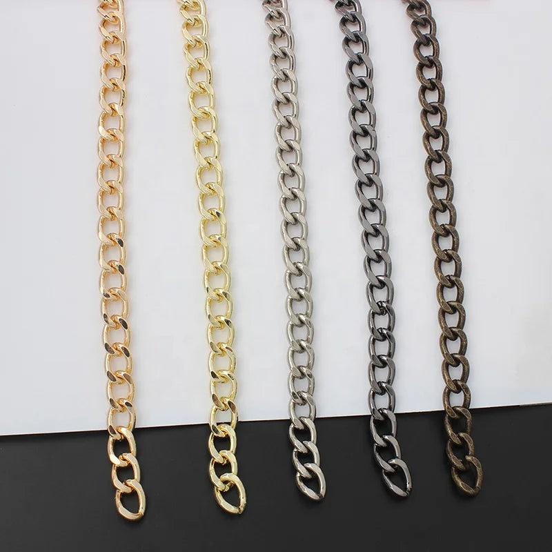 Nolvo World 7 Colors 16X12mm3mm Wire Bags Accessories Metal Bag Chain Purse Chain for Bag/dog