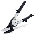 11-Inch Industrial Grade Straight Cut Aviation Snip Easy Action Chrome-Molybdenum Steel Tin Scissor Snips