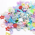 50g Per Bag Loose Beads Bow Star Rhinestone Pear Beads for Wedding Bride Dress