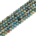 Blue Opal Smooth Round Gemstone Loose Beads Size 6mm 8mm 10mm for Jewelry Making
