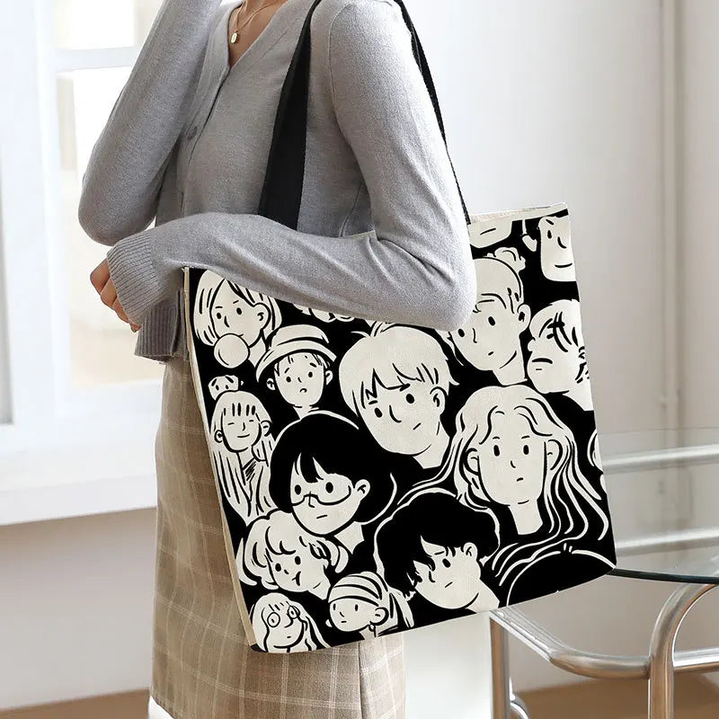 Printing Wholesale Canvas Tote Bags Fabric Tote Bags with Custom Printed Logo Cotton Tote Bag Handle Shopping