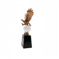 Factory Wholesale Eagle Statue Souvenir Glass Award Eagle Personalized Custom Various Animal Sculpture Crystal Eagle Trophy Gift
