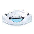 Modern Pure White Free-Standing Acrylic Bathtub with Whirlpool Massage Soaking Function Hotel Use