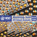 VDD Top Quality Burning Sun Fantasy Color K9 Glass Sew on Rhinestones Sewing Crystals Flat Back Stones for Clothes Accessories