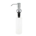 Factory Direct Supply 500Ml Plastic Soap Dispenser Bottle Stainless Steel Lotion Pump Soap Dispenser Brushed for Hotel