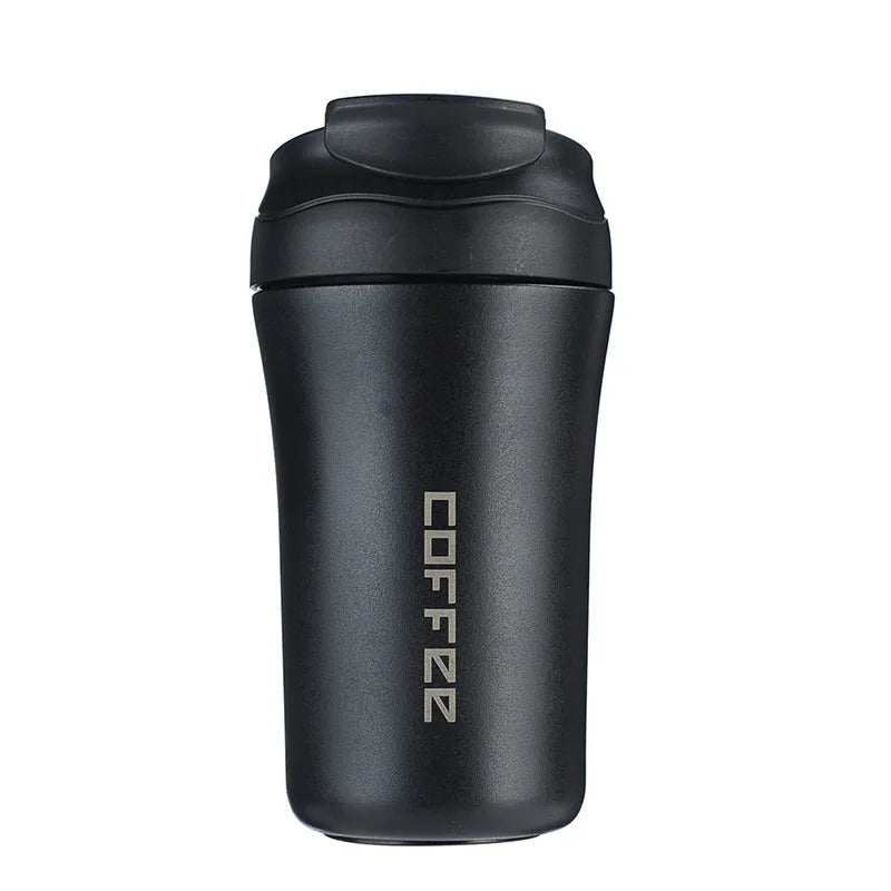 400mL Double Wall Stainless Steel TumblerVacuum Insulated Coffee CupLarge Travel Mug with Lid