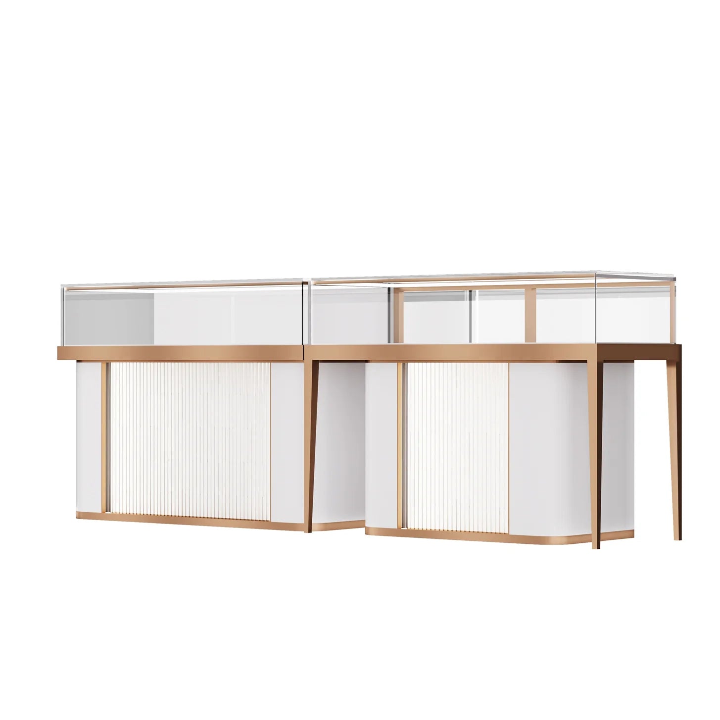Custom logo and Material Jewelry Luxury Jewelry Display Cabinet Counter showcase