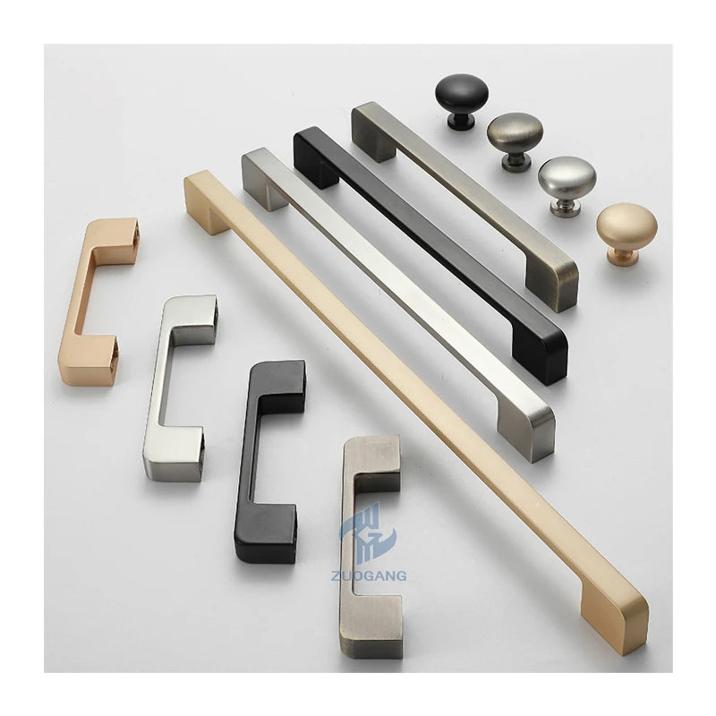 Zuogang Closet Aluminum Handle Furniture Hardware Kitchen Cabinet Handle
