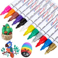 Paint Pens Permanent Paint Marker Never Fade Quick Dry Oil-Based Waterproof Paint Marker Pen Set for Rock Painting