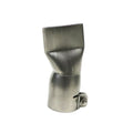Hard 40mm Width 32mm Inner Dia Stainless Steel 304 Sandblasted Finish Hot Air Gun Nozzle Universal Plastic Welding Soldering