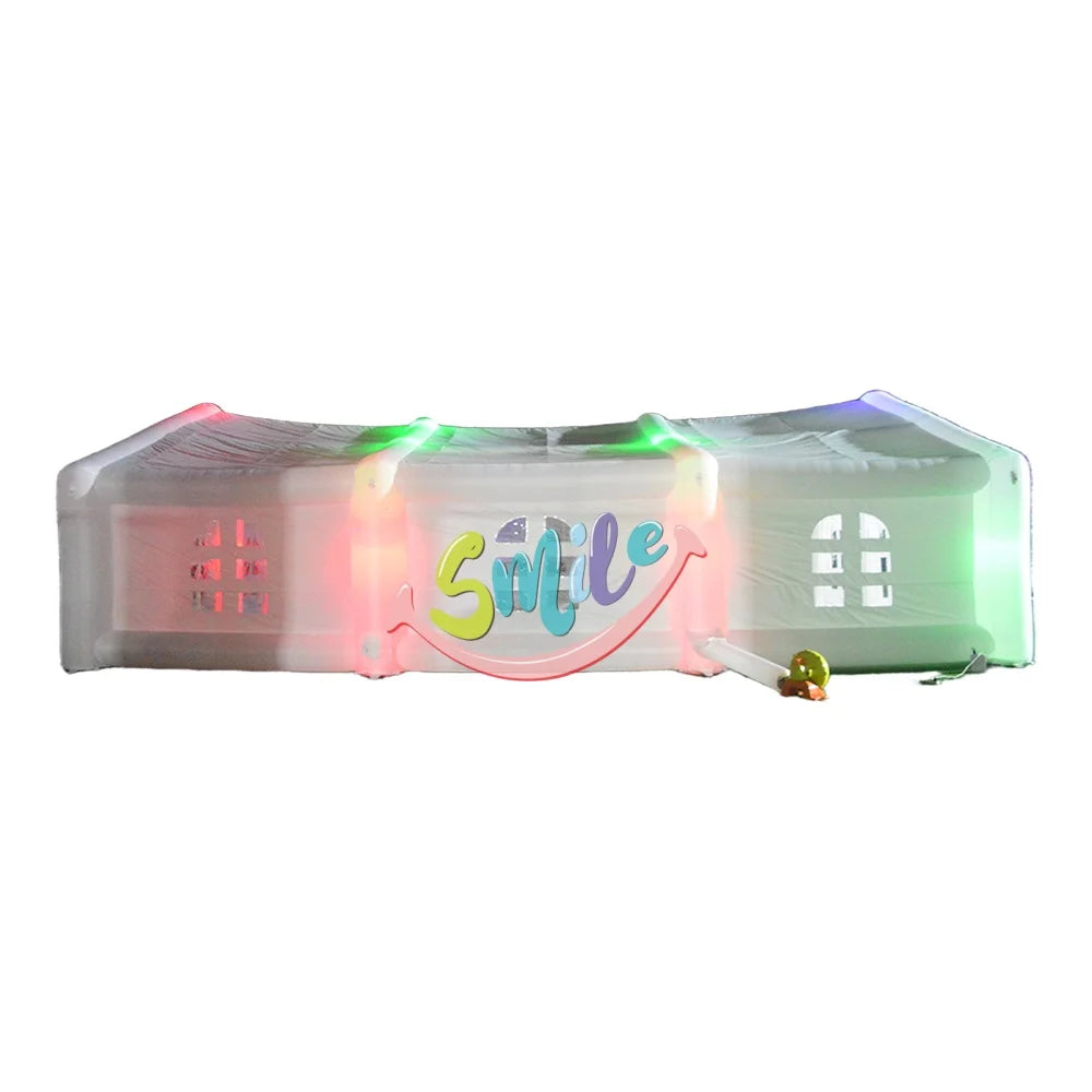 Customized Led Light Event Tent White Outdoor Inflatable Nightclub Tent Durable Inflatable Lighting Wedding Party Cube Tent