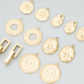 MC36 4pcs/lotjewelry Accessories316L Stainless Steelnickel Freehand Madecharmsnecklace Making Findingsdiy Pendants