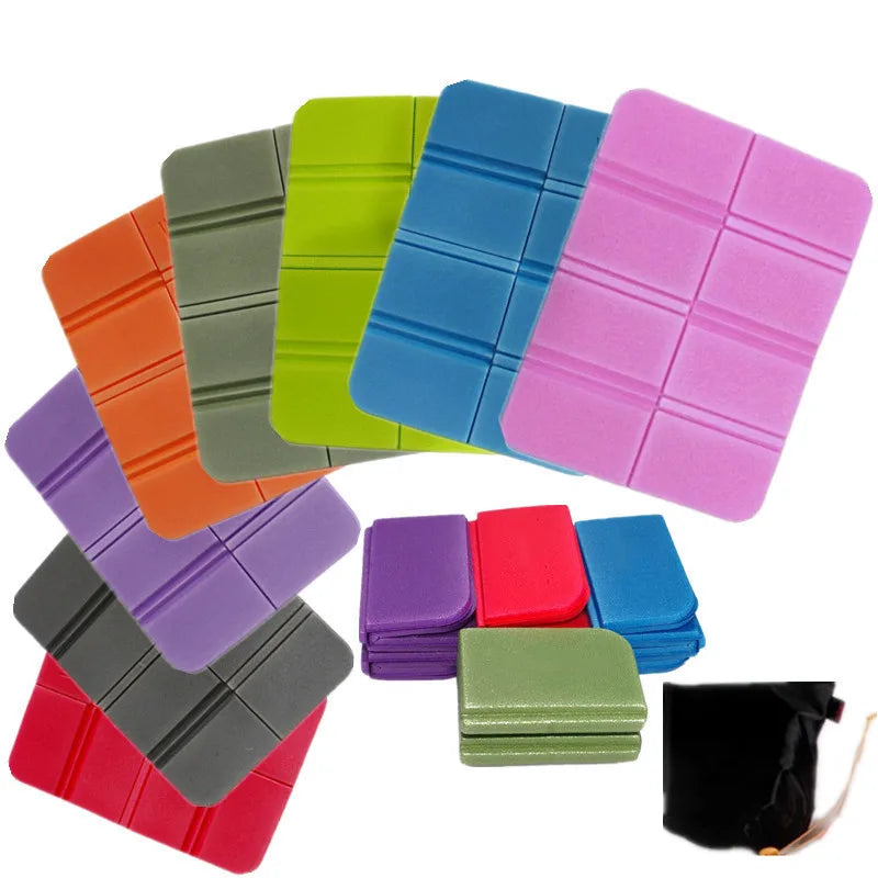 Small Outdoor Seat Cushion Folding Picnic Mat Mountaineering  Mat Light Waterproof Foam Mat