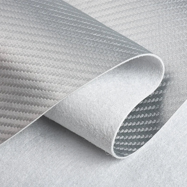 Wholesale Waterproof Microfiber PU Leather Fabric Carbon Fiber Synthetic Suede for Furniture Packaging and Sofa Bag Use