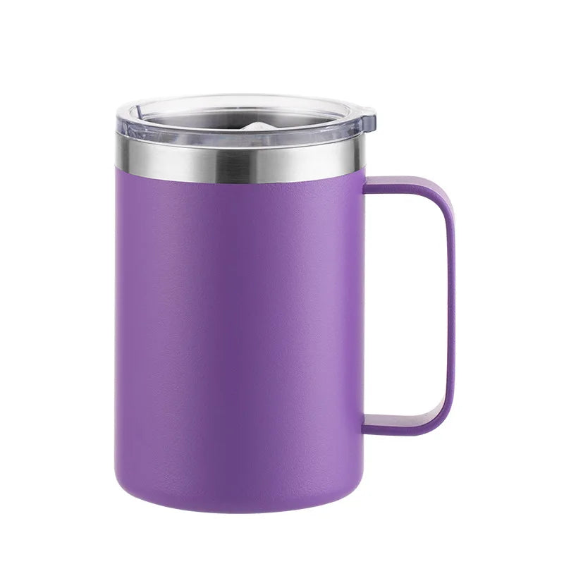 FX 304 Stainless Steel 16oz Double Wall Vacuum Insulated Thermos Coffee Mug Tumbler Custom Logo Printing Leak-Proof BPA Free