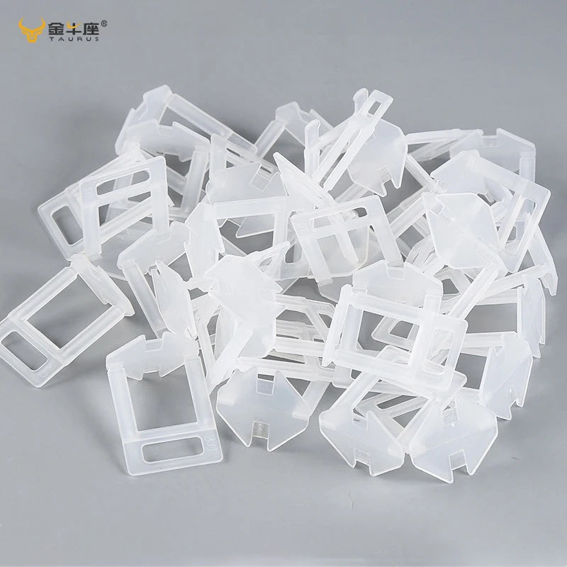 JNZ Factory Provides Floor Wall Tile Leveling System Customize Color Tile Spacer Clips for 13-22 mm Thickness Ceramic