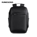 For Unisex Laptop Backpack Waterproof Anti-Theft with USB Polyester Zipper Closure Durable Fashion Design