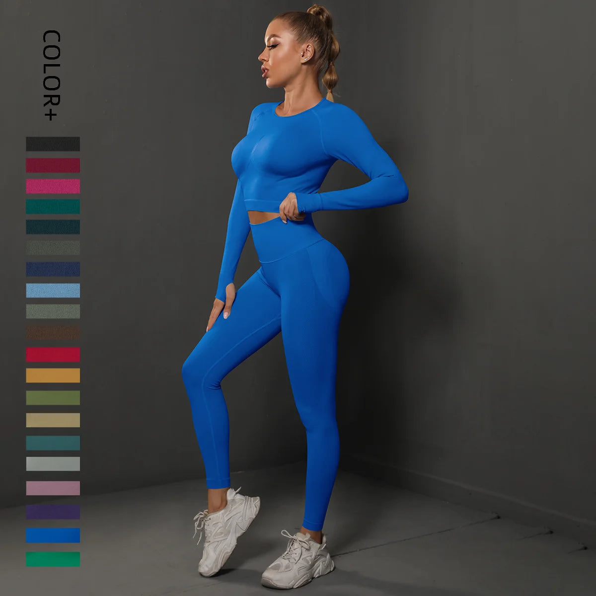 Custom Women's Gym Fitness Pants-2-Piece Sports Yoga Wear Leggings Set with Unique Prints Ladies Workout Clothing