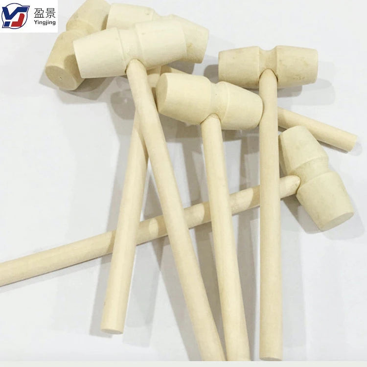 Wooden Hammer Wood Hammer for Chocolate Customize Various Shapes of Art Hammer