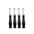 Leather Shallow Slot Edge Lineer Edge Device Creaser Beech Wood Handle Fan-shaped Shallow Groove Edger Leather DIY Tools