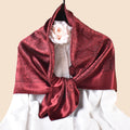 Jacquard Scarf Oversize Colorful Paisley Jacquard Pashmina Polyester Silk square Scarf for Women Wrap Shawl Elegance Scarves