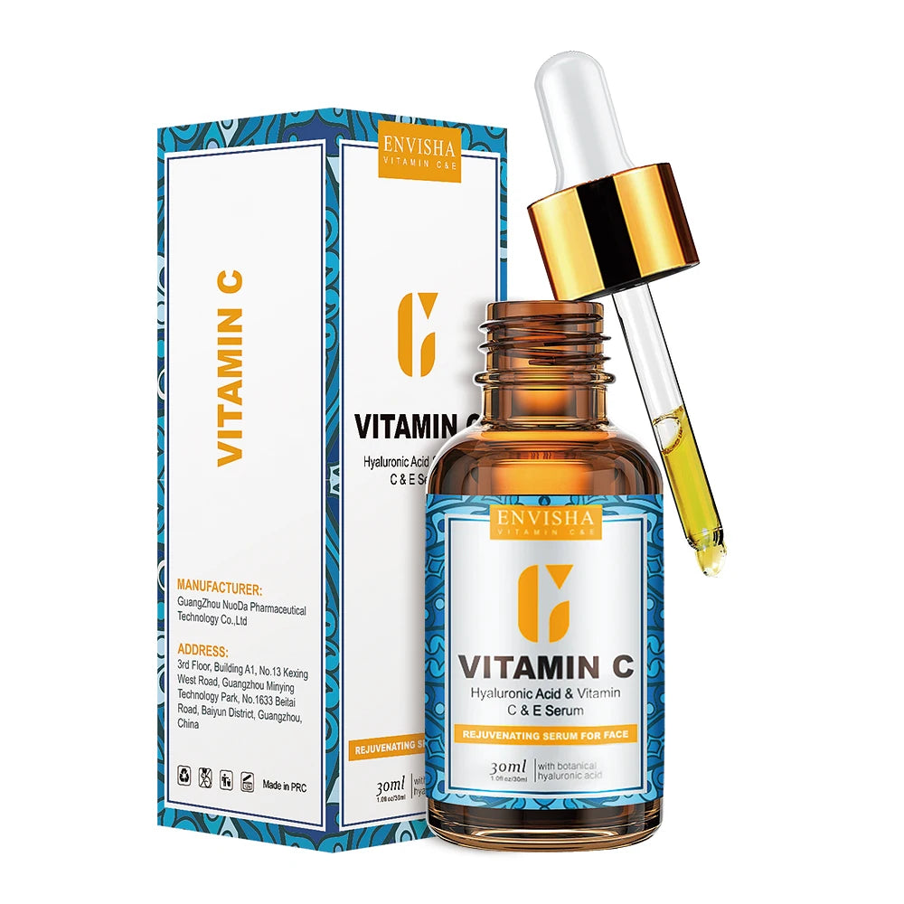 Envisha Best Skin Care Anti Aging Facial Serum Private Label Collagen Organic Vitamin c Serum for Face