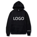 Wholesale Winter Men's Loose Fit Fleece Pullover Hoodie Breathable Windproof Lined Design Digital Plain Dyed Custom Logo