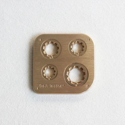9/10/12.5/15MM Leather New Button Wrapping Auxiliary Tool Four Button Button Patch and Matching Dies