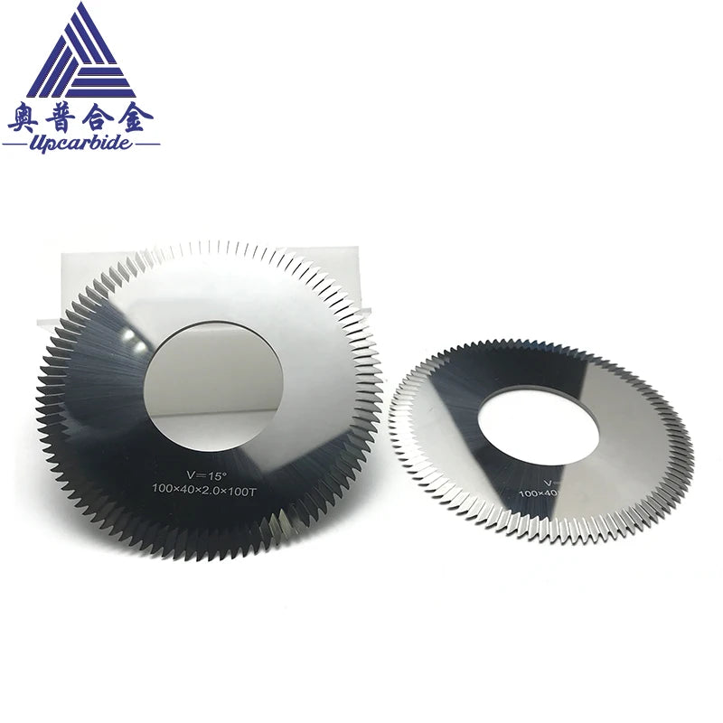 100x40x2x100T Durable Cemented Carbide v Shape Grooving Saw Blade Cutting Pcb V Cut groove Circular Saw Blade