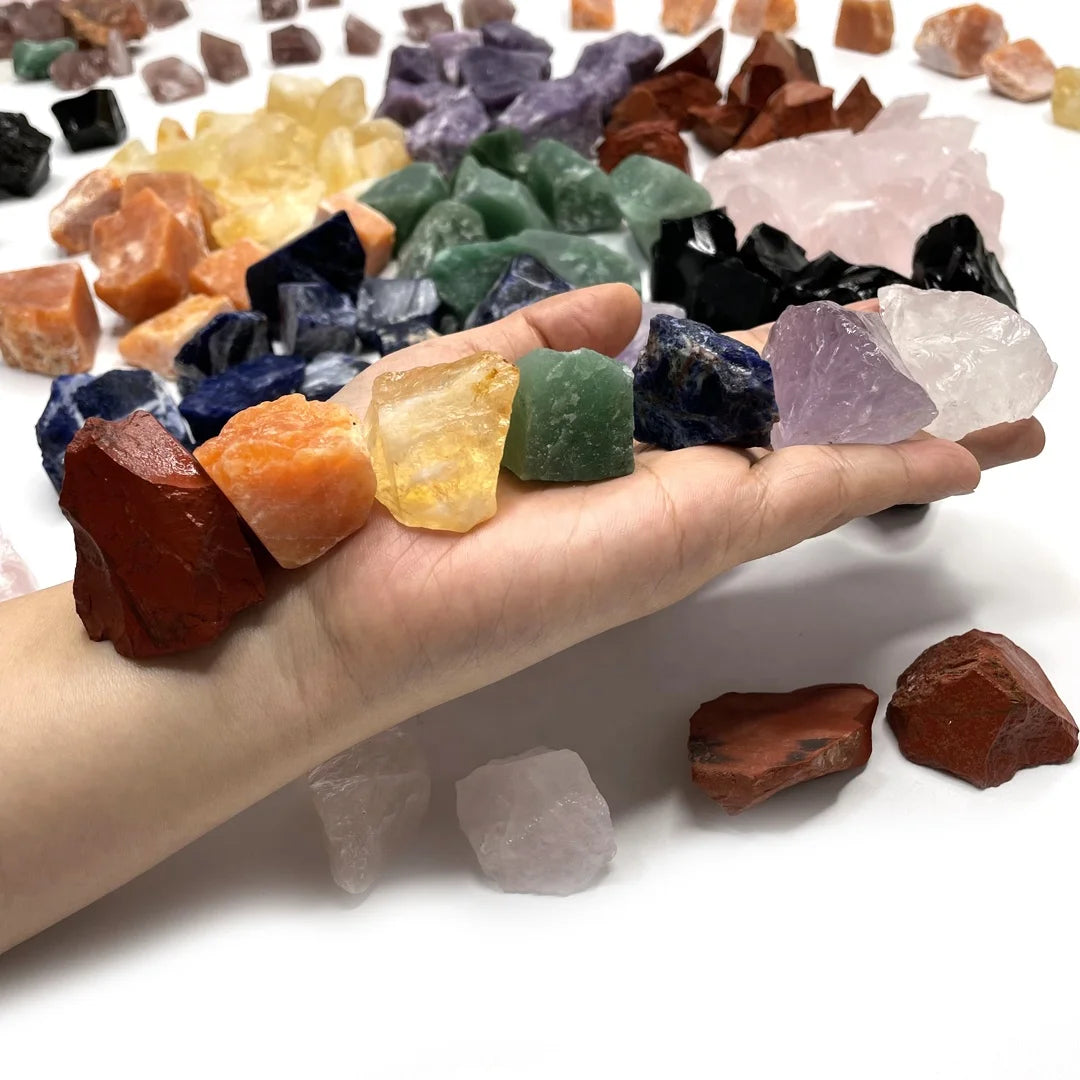 Wholesale 7 Chakra Sets Reiki Natural Raw Stone Crystals Chakra