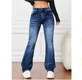 S-2XL Women's New Fashion Jeans High Waist Loose Slim Slim Slim Slim Slim Pants