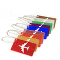 Aluminium Alloy Luggage Tags Baggage Name Tags Suitcase Address Label Holder Travel Personalise Luggage Tag