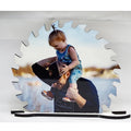 Customizable 175*153*5mm Sublimation Blanks Saw Blade Wrench Photo Wood Frames for Dad Father's Day Gifts