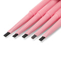 Private Label Custom Logo Extra Fine 2 in 1 Double Head Waterproof Eyebrow Pencil With Brush