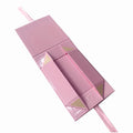 Custom Luxury Pink Magnetic Foldable Eco-Friendly Biodegradable Reusable Paper Box Gifts Recycled Materials UV Coating Embossing