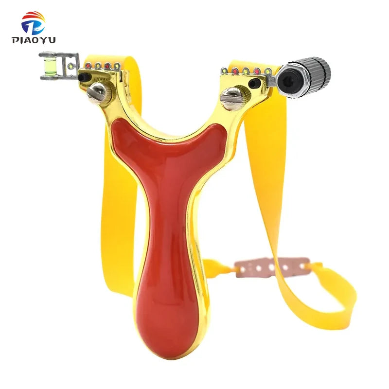 High Accuracy Laser Powerful Slingshot Outdoor Sports Hunting Slingshot With Flat Rubber Band Sling Shot Accessories