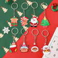 Acrylic Keychain Christmas Gift Bag Pendant Cartoon Key Ring