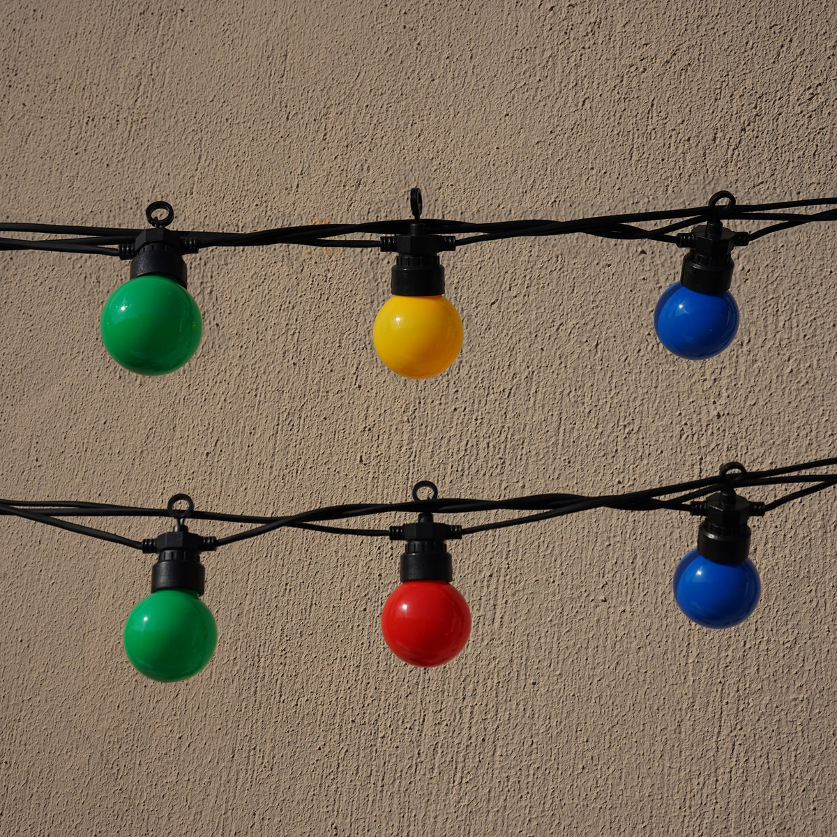 G50 Globe LED Outdoor Garden String Lights Waterproof Colour Hanging Lights for Garden Porch Patio Camping Party Decor