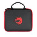 Holds 35 Dice EVA & Oxford Cloth Storage Box Dice Case with Black and Red Zipper for DND Game