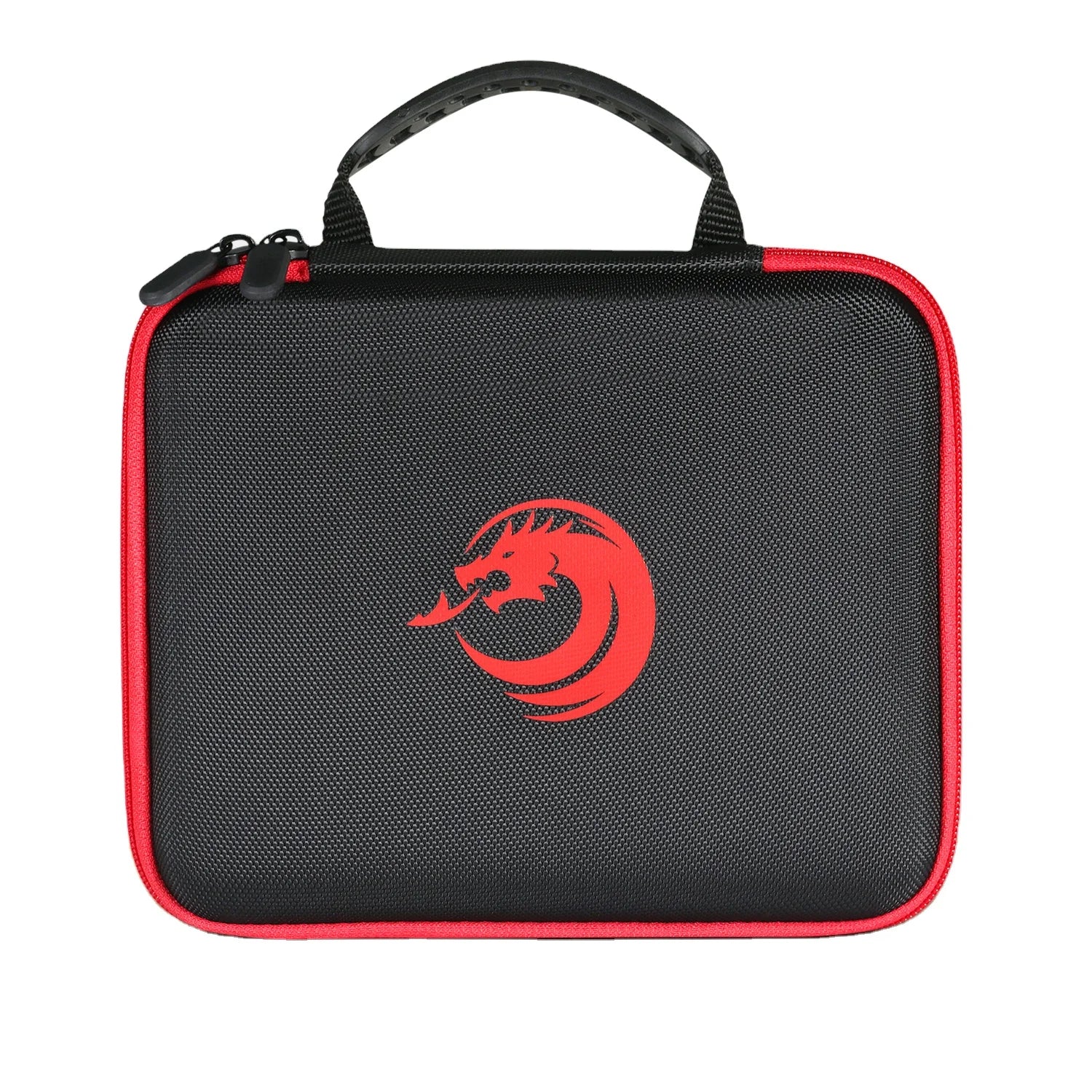 Holds 35 Dice EVA & Oxford Cloth Storage Box Dice Case with Black and Red Zipper for DND Game