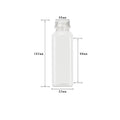 Hot Sell 250ml 350ml 500ml Clear Empty Square PET Juice Bottle