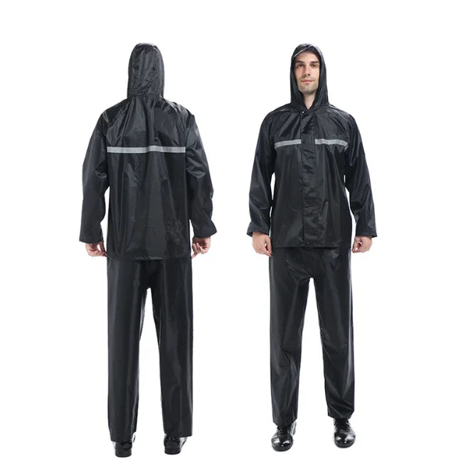 China Factory Quality New Oxford PVC Waterproof Raincoat for Poncho Industrial Style Windproof for Tours