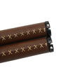 MAXFORD Leather Anodizing Aluminium Alloy Rings Leather Bike Handlebar Handle Grip Bike Grips Cycling Accessories Parts