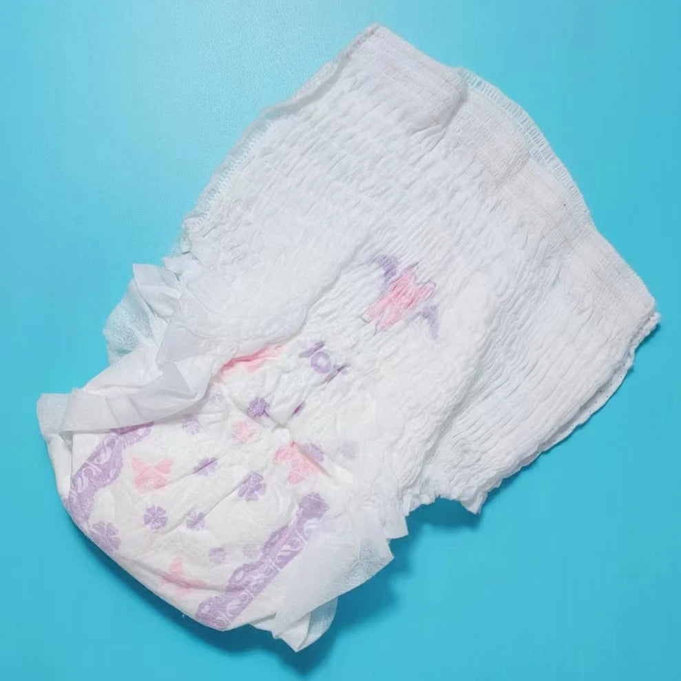 Disposable Sanitary Panty Breathable Menstrual Period Pants Super Absorbent Eco-Friendly Women's Dry Soft Surface Non-Woven