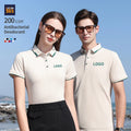 200 Gsm Antibacterial Deodorant Summer Clothes High Quality Popular Golf Shirt T-Shirt Custom Mens Polo T Shirts