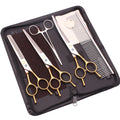 7\" Japan Stainless Steel Dog Grooming Scissors Straight Pet Thinning Shears with Sharp Blade Tip Model Z3097