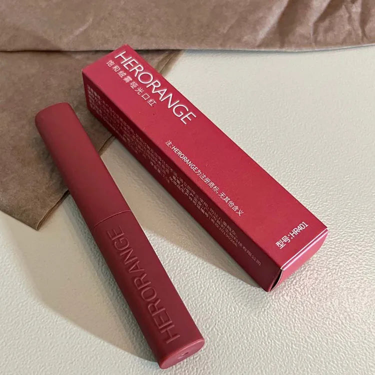Private Label Custom Waterproof Long Lasting Velvet Matte Lipstick Silky and Soft Matte Velvet Lipstick