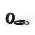 RIDERACE 3Pcs/Set Bicycle Headset Spacer Durable Carbon Fiber Road Bike Front Fork Stem Washer Cap Durable Cycling Accessories