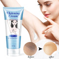 New 50g Hydrating Remove Melanin Leg Back Armpit Bleaching Sensitive Areas Skin Care Whitening Cream for Armpit Bikini Elbow